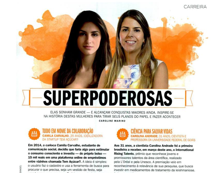 Exame feature about the award
