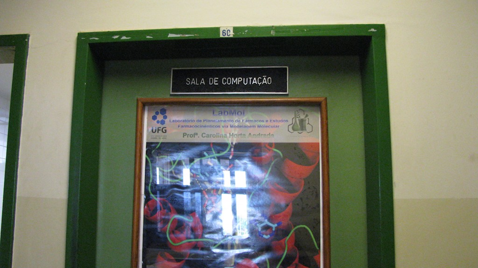 Entrance to the first LabMol computing room