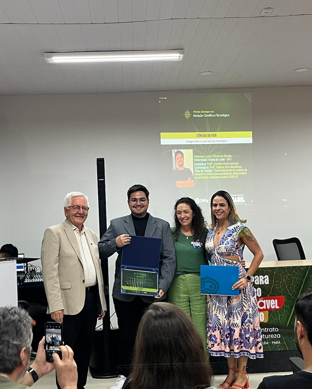 Francisco Lucas de Oliveira CNPq award 2